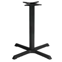 product of Original Wood Seating BS3030 30x30 Dining Height Stamped Steel Table Base, Black Powder Coat