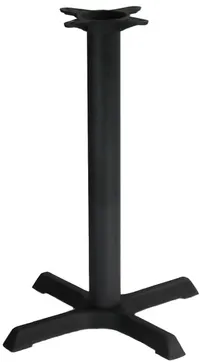 product of Original Wood Seating BS3636 36x36 Inch Dining Height Stamped Steel Table Base, Black Powder Coat Finish
