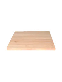 product of Original Wood Seating TWA2424 MAPLE-WHT OAK 24x24 Square Butcher Block Table Top, 1-1/4 Thick Solid Maple or White Oak