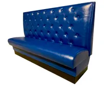 product of Atlanta Booth & Chair BB-W36720 48" Upholstered Tufted Back Booth Bench, Black Vinyl Kick Base, Sold per Foot