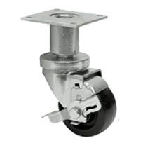 product of Klinger's Trading 3-ADJ-FLAT-BR Casters
