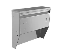 product of Klinger’s Trading ND1000 Paper Towel Dispenser, 17"W x 5"H OA, Stainless Steel, NSF Certified