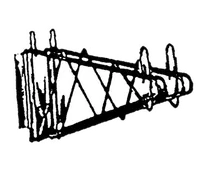 product of Klinger's Trading SDCHROME-18 Double Wall Shelf Bracket, 18" Deep, Chrome Plated Finish