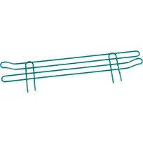 product of Klinger's Trading SLEDGE14-GREEN 14" Wire Shelf Ledge, 5-1/2"H, Green Epoxy Coated