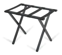product of Forbes Industries 804-EN Luggage Rack, 24-1/4" W x 16" D x 21" H, Black Straps, Powder‑Epoxy
