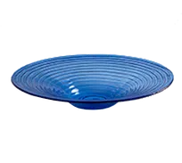 product of American Metalcraft GBB20 Glacier Blue 18" Round Glass Serving Bowl, 128 oz
