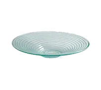 product of American Metalcraft GBG19 Glacier Green 18 Inch Round Glass Serving Bowl, 128 oz