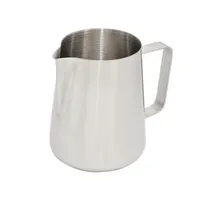 product of Browne USA 515009 Contemporary Milk Frother, 20 oz., 18/8 Stainless Steel, Mirror Finish, 5" x 4-5/16"
