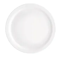 product of Steelite 49205Q962 10" Round Opal Glass Plate, Careware Sicura Bormioli Rocco, 1 Dozen