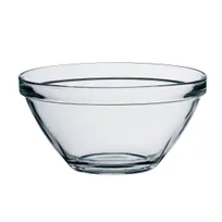 product of Steelite 4934Q274 Clear Glass Stack Bowl, 12 oz, 4.75" x 2.25", 4", Soda Lime, 1 Dozen