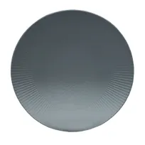 product of Steelite 6151B447 Gourmet Coupe Glass Plate, 11.25 Inch Round, Smoke Finish, Willow Glass, Sold per Dozen
