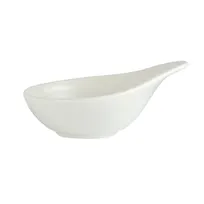 product of Steelite 62105ST1027 Rattan Finish Porcelain Amuse Bouche Bowl, 1.0 oz, 3.625" x 2.75", Fortified Porcelain, Oven Safe to 500°F, Sold per Dozen