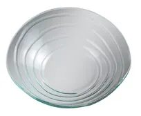 product of Steelite 6506G338 Blue Glass Serving Bowl, 11.5 Round Ripple, 28 Oz, 11-14 inches, Sold per Case of 10