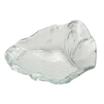 product of Steelite 6525B430 Venus Glass Plate, 5.75" Free-Form Design, Sold per Dozen