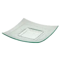 product of Steelite 6527B661 Curved Square Glass Plate, 10" x 10", Clear Creations Glass, Sold per Dozen