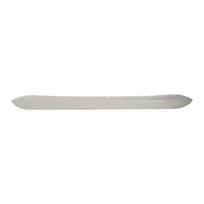 product of Steelite GS196690 1.25 Qt Oval Glass Serving Bowl, 24.125" x 1.625"H, Cream Crackle Finish, 33-64 Oz, Sold per Case