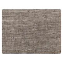 product of Steelite MTPLLN011216 Rectangular Placemat, 12" x 16", Plastic Linen Silicone Chocolate Finish, Sold per Dozen