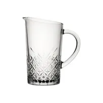 product of Steelite P55332 Clear Glass Water Pitcher, 48 oz, 8.5"H x 7.375"W x 5"T, Soda Lime Glass, 12/Case