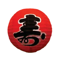 product of Thunder Group HL-23 Japanese Cochin Lantern, 16" dia., red, paper, Longevity