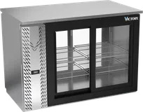 product of Victory VBBN48HC-F-GS-PT-S Bar Cooler, 48" W X 27-7/8" D X 34" H, 12.56 Cu Ft, 4 Doors, Steel, LED