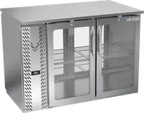 product of Victory VBBN48HC-FG-PT-S Bar Cooler, 48" W × 34" H, 12.56 Cu Ft., 4-Glass Doors with Stay-Open, R290