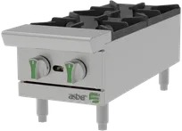 product of Asber AEHP 2 12 EM Gas Countertop Hotplate