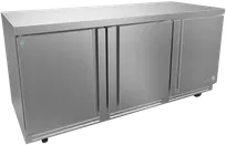 product of Asber AUTR 72 P 72" 3-Door Undercounter Refrigerator, Stainless Steel, Front Breathing