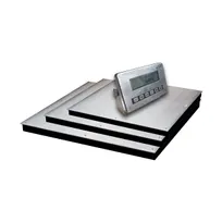 product of Concasse PBP5X5F3TW - 5x5ft Stainless Steel Floor Scale, 400-10,000 lb, LED Display, 48h Battery, Legal Trade