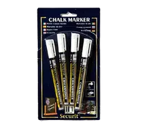 product of American Metalcraft BLSMA100V4WH Securit Chalk Marker, Mini Tip, White Chalk, Pack - 1/Pack