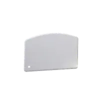product of American Metalcraft BS64 Bowl/Dough Scraper, 3-3/4" x 5-5/8" Plastic With 1/4" Hole, 4" x 6"