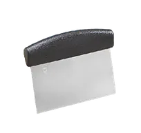 product of American Metalcraft DSP6705 Dough Cutter/Scraper, 6" Stainless Blade, 4-1/2" High, Handle, Corner