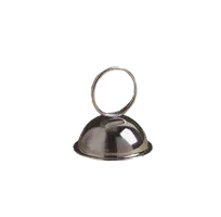 product of American Metalcraft MH243 Menu Stand, 2-1/2" H, 1-4" Ø, Loop Clip, Bell Base, Nickel-Plated