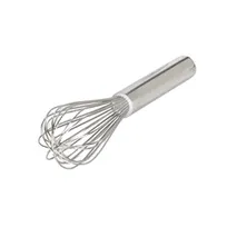 product of American Metalcraft PW10 Piano Whip, 10" Stainless Steel Whisk with Sealed Handle, 10"-12" Length