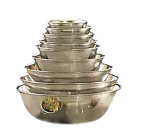 product of American Metalcraft SSB1300 13 Qt Stainless Steel Mixing Bowl, 16" Diameter, 9-14 Qt Capacity