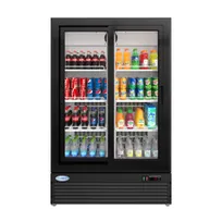 product of Koolmore KM-AEM2-10CSL Refrigerator, 35"W x 55.6"H, 10 cu ft, Black Finish, Dual Low‑E Glass Doors