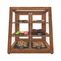 product of Koolmore KM-BDW-21SLD Refrigerated Bakery Display Case, 18.2"W, 3.5 cu. ft., 3 Tempered-Glass Shelves, Remote