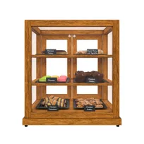 product of Koolmore KM-BDW-4CUL Bakery Display Case 21.5"W x 13.4"D x 17.5"H, 4.0 cu ft, 3 Glass Shelves, Doors