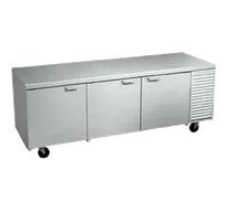 product of La Rosa Refrigeration 2093-ST 93" 3-Section Worktop Refrigerator w/ 3 Doors