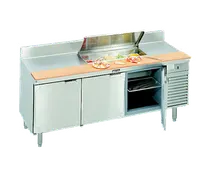 product of La Rosa Refrigeration L-12168-32 68" 3-Door Sandwich and Salad Prep Table, 8 Pans