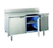 product of La Rosa Refrigeration L-20186-32 86" 3-Door Worktop Freezer, Stainless Steel Exterior, 20.5 cu. ft.