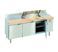 product of La Rosa Refrigeration L-13172-28 72" 3-Door Sandwich and Salad Prep Table, 10 Pans, Stainless Steel