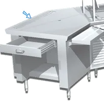 product of La Rosa Refrigeration L-90184 Beverage Drip Tray Trough