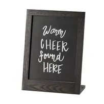 product of Cal-Mil 3818-811-87 Chalkboard Sign, 10-3/8"W x 4-3/4"D x 13-3/4"H, 8-1/2"x11" Writing Surface, Gray