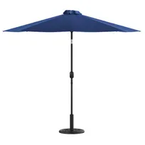 product of Flash Furniture GM-402003-UB19B-NVY-GG 9ft Navy Blue Patio Umbrella, Aluminum Pole, Crank Lift, Tilt, Polyester Fabric