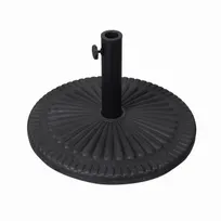 product of Flash Furniture GM-WL-B49014A-BK-GG Kona Patio Umbrella Base, 19.25in dia., Black, Cement Foundation, Powder Coated Steel