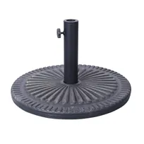 product of Flash Furniture GM-WL-B49014A-BR-GG Kona Patio Umbrella Base, 19.25in dia., Bronze, Powder Coated Steel, 10ft Umbrella
