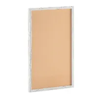 product of Flash Furniture HGWA-CK-24X36-WHTWSH-GG Whitewashed Wall Mount Cork Board, 24" x 36", Push Pins