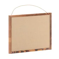 product of Flash Furniture HGWA-LINEN-20X30-BRN-GG Wall-Mount Linen Board, 20" x 30", Push Pins, Torched Brown
