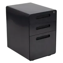 product of Flash Furniture HZ-AP535-01-BK-GG Mobile Drawer Cabinet