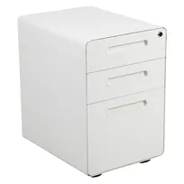 product of Flash Furniture HZ-AP535-01-W-GG Mobile Drawer Cabinet